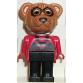 Lego Fabuland mosómedve figura fab12b