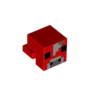 1 x 2 módosított lapos elem - Minecraft gombatehén fej