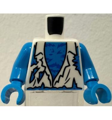 Figura felsőtest kezekkel - mintás/matricás