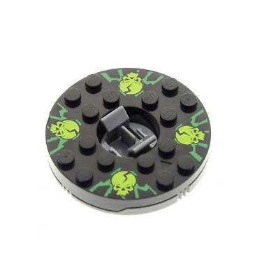 Forgóasztal 6 x 6 x 1 1/3 - mintás/matricás