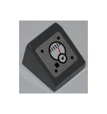 Lejtő 30° 1 x 1 x 2/3 - mintás/matricás