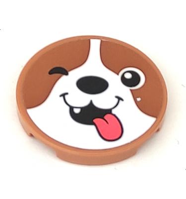 Kerek csempe 3 x 3 - mintás/matricás