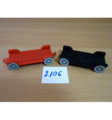 LEGO Fabuland alkatrészek autó alaplap 2 db