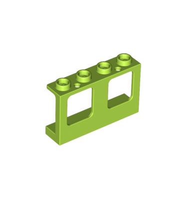 Ablak 1 x 4 x 2, üveg nélkül