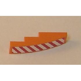 Lejtő, íves 4 x 1 - mintás/matricás™