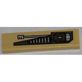 Csempe 1 x 4 - mintás/matricás™