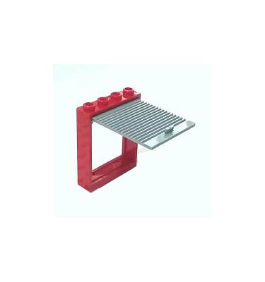 Ajtókeret 1 x 4 x 4 szürke ajtóval