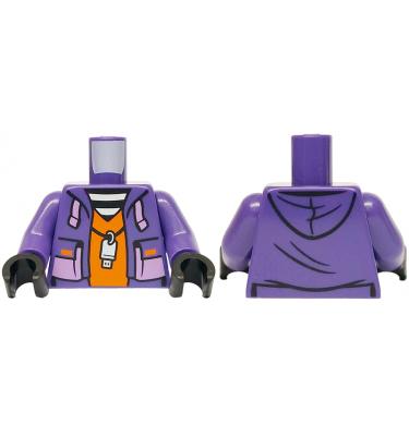 Figura felsőtest kezekkel - mintás/matricás