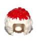 Minifigura pompom - mintás/matricás