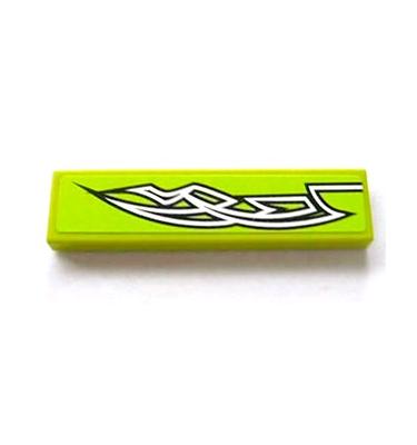 Csempe 1 x 4 - mintás/matricás