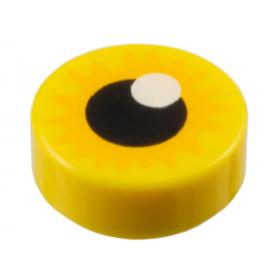 1 x 1 kerek csempe elem - mintás/matricás™