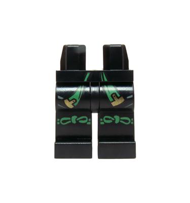 Minifigura csípő és lábak - mintás/matricás