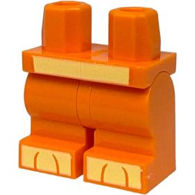 Minifigura csípő közepes lábakkal - mintás/matricás™