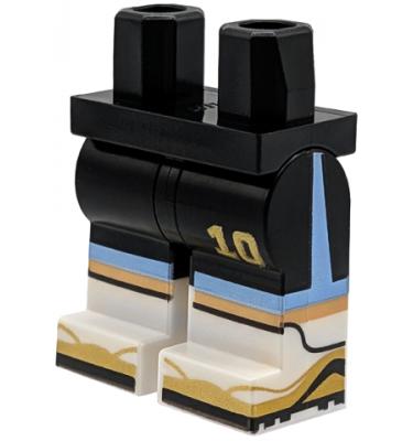Minifigura láb - mintás/matricás
