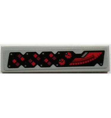 Csempe 1 x 4 - mintás/matricás