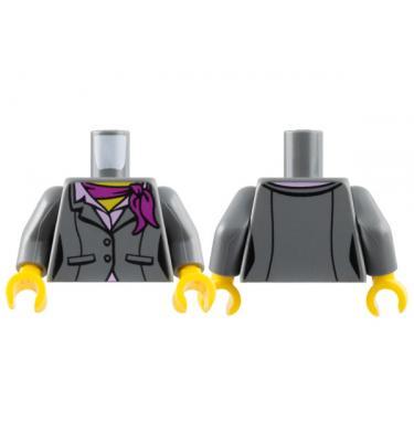 Figura felsőtest kezekkel - mintás/matricás