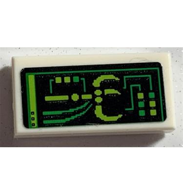 Csempe 1 x 2 - mintás/matricás