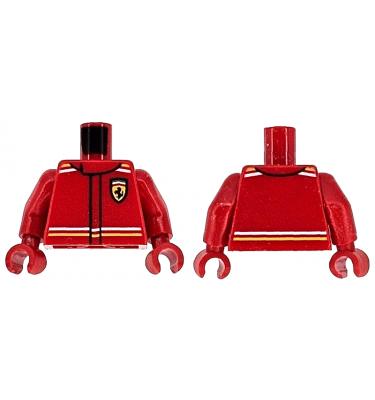 Figura felsőtest kezekkel - mintás/matricás