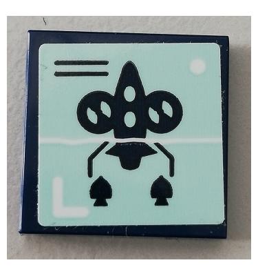 Csempe 2 x 2 - mintás/matricás