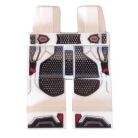 Minifigura láb - mintás/matricás™