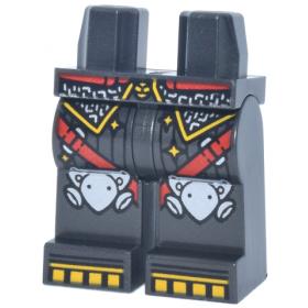 Minifigura láb - mintás/matricás™