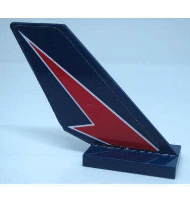 Jármű farok elem 2 x 4 x 6 - mintás/matricás