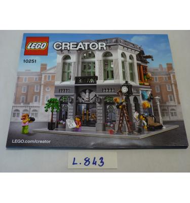 Lego Creator 10251 - CSAK ÖSSZERAKÁSI ÚTMUTATÓ!
