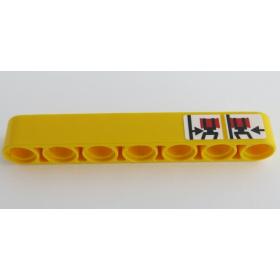 Technic emelőkar 1 x 7 - mintás/matricás™