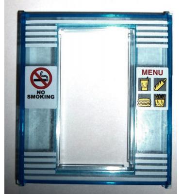 Ajtókeret 2 x 8 x 8 - mintás/matricás