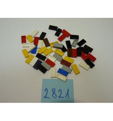 Lego 50 db-os 1x2 lapos csempe elem csomag 3069