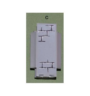 Sarok panel / fal elem 3 x 3 x 6 - mintás/matricás
