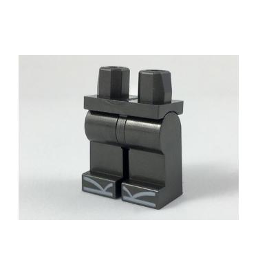 Minifigura csípő és lábak - mintás/matricás