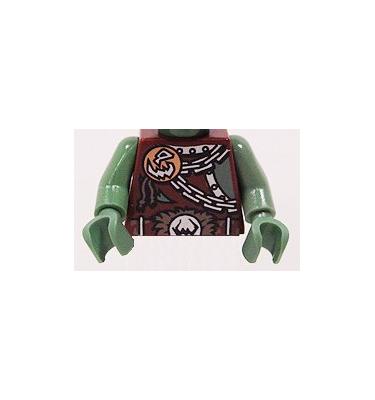 Figura felsőtest kezekkel - mintás/matricás