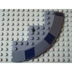 Kerekített sarok kocka 10 x 10, 33° lejtéssel - mintás/matricás™
