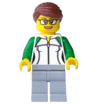Újságárus minifigura