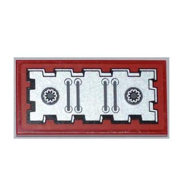 Csempe 2 x 4 - mintás/matricás