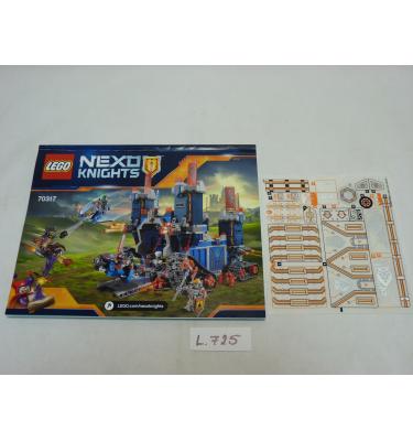 Lego Nexo Knights 70317 - CSAK ÖSSZERAKÁSI ÚTMUTATÓ!
