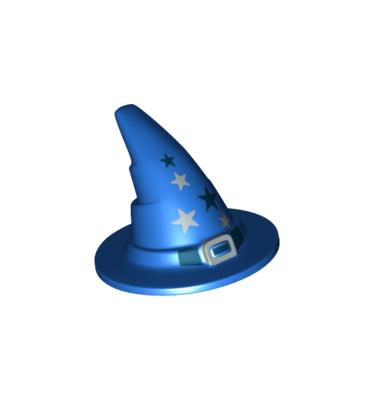 Minifigura kalap - mintás/matricás