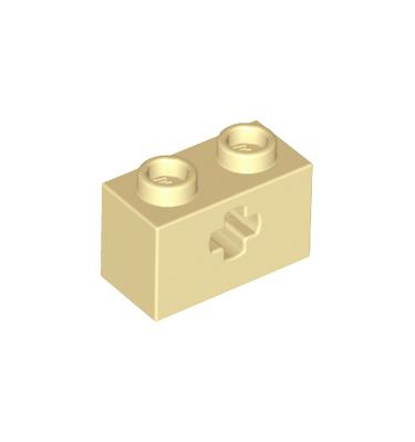 Technic kocka 1 x 2, tengelylyukkal