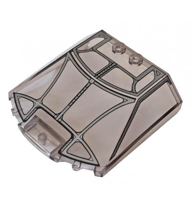 Szélvédő 6 x 6 x 1 1/3 - mintás/matricás