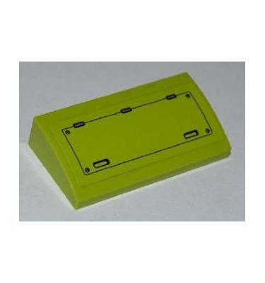 Lejtő, ívelt 2 x 4 x 2/3 - mintás/matricás