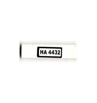 Csempe 1 x 4 - mintás/matricás