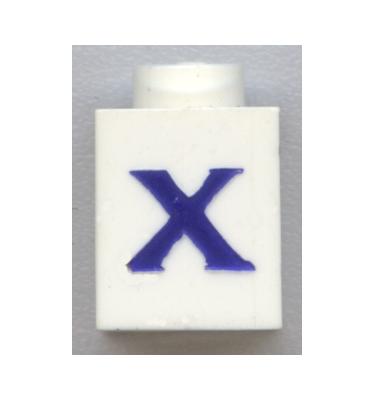 Kocka 1 x 1 - mintás/matricás