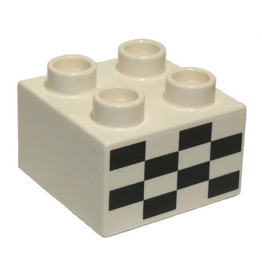 Duplo kocka 2 x 2 - mintás/matricás