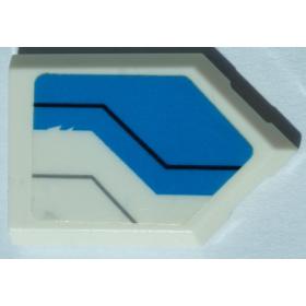 Ötszögű csempe 2 x 3 - mintás/matricás™