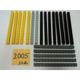 Technic elem 1x14 oldalán 13 lyukkal 32018 - 20 db™