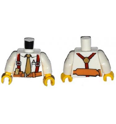 Figura felsőtest kezekkel - mintás/matricás