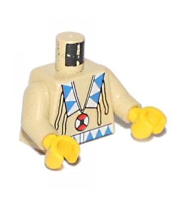 Figura felsőtest kezekkel - mintás/matricás