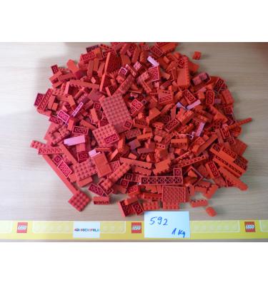 Ömlesztett piros alkatrészek 1 kg