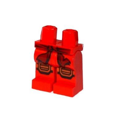 Minifigura csípő és lábak - mintás/matricás
